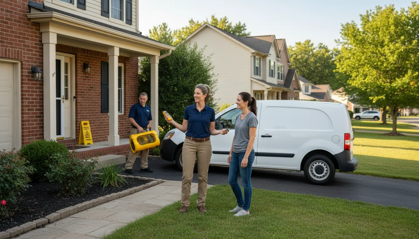 Water restoration image for Home Water Damage Repair in Terre Haute, IN